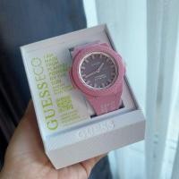 ราคา สายซิลิโคนสีชมพู ✨ นาฬิกา Guess GW0587L3 OUTSPOKEN PINK (26366328180)