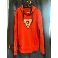 ราคา GUESS เสื้อฮู้ด มือสอง สีส้ม GUESS (23847603666)