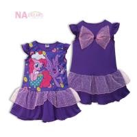ราคา My Little Pony ชุดกระโปรงเด็กหญิง 3 - 5 ปี ชุดเดรสเด็กผู้หญิง โพนี่ My Little Pony จาก NADreams รุ่นเด็กเล็ก สีม่วง (12370091314)