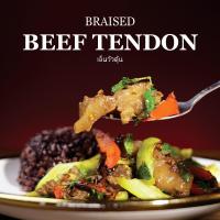 ราคา เอ็นวัวตุ๋น บ่ม 30 วัน ขนาด 200 กรัม Braised Beef Tendon Aged 30 days. (28180597910)