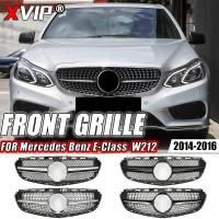 ราคา XVIP กระจังหน้าสไตล์ AMG สีดำมันวาวสำหรับ Mercedes Benz E-Class W212 E300 E350 E400 2014-2016 สไตล์ GTR โครเมียม (46801248741)