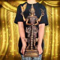 ราคา ท้าวเวสสุวรรณ 4กร วัดจุฬามณี เทพเนรมิต (กว้าง5นิ้ว สูง19นิ้ว)เนื้อทองเหลือง รุ่นนี้หายากมาก เป็นความงดงามขององค์ท้าวเวส (19407321926)