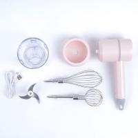 ราคา เครื่องปั่นเอนกประสงค์ เครื่องผสมมือ ทำเบเกอรี่ Mixer ชุดทำเค้ก ตะกร้อตีไข่ ทำแป้ง ทำขนม + เครื่องปั่นกระเทียม (11846887956)