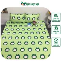 ราคา ชุดเครื่องนอนผ้าฝ้ายโพลีลายกบสีเขียว (42713532638)