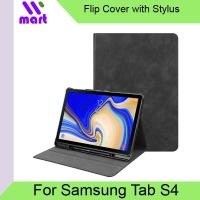 ราคา Samsung Tab S4 Flip Cover Trifold PU Leather Stand Protective Flip Case with Stylus Slot T830 / T835 (29687947997)