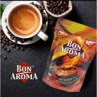 ราคา ￼กาแฟสำเร็จรูป บอนอโรมาโกลด์ 100 กรัม (BON AROMA GOLD FREEE DRIED INSTANT COFFEE)ขนาด ถุง 100 g (17776169040)