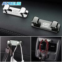 ราคา Honda Mugen โลหะตะขอรถด้านหน้าแถวตะขอแขวนรถ Organizers Hooks อุปกรณ์ตกแต่งรถยนต์สําหรับ Honda civic 11th gen fd fc eg fk HRV Jazz City Mugen Fit Vezel Accord BRV WRV Stream (24992177701)