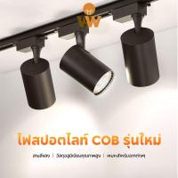 ราคา 1M Track Lighting ไฟติดตามโคม ลูกปัดโคมไฟ LED สปอตไลท์ ไฟประดับ 10W 20W 30W 6500K (29179873042)