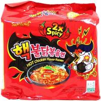 ราคา มาม่าซัมยัง Samyang มาม่าเผ็ดเกาหลี รสไก่เผ็ด X2 Hot Chicken Flavor Ramen 2x Spicy (แพ็ค 5 ห่อ) (15049416675)