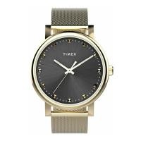 ราคา TIMEX TW2W19500 Transcend นาฬิกาข้อมือผู้หญิง สายสแตนเลส สีทอง /ดำ หน้าปัด 38 มม. (24152299114)