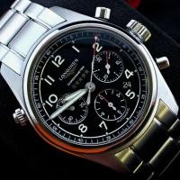 ราคา Longines Spirit Chronograph Chronometer (Ref. L3.820.4.53.6) (43228063739)