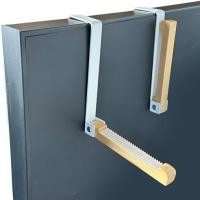 ราคา ที่แขวนประตู, ตะขอพับ, ที่แขวนตะขอประตู, ตะขอแขวนประตู, ราวแขวนเสื้อประตู, พับกว่าประตูเสื้อผ้า แอร์เออร์ พร้อมร่องแขวนสําหรับระเบียง, ตู้เสื้อผ้า (สีขาว) (40628537471)