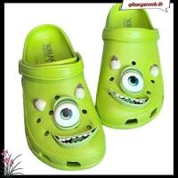 ราคา Monster Mike Wazowski Big-Eye Clogs - Mens Closed-Toe Breathable Outdoor Sandals, Casual Beach Water Shoes (44957121219)