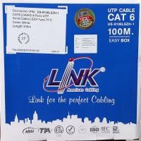 ราคา สายแลน CAT6 UTP 100เมตร รุ่น US-9106LSZH-1 สำหรับภายในอาคาร (55855792809)
