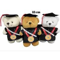 ราคา ตุ๊กตารับปริญญาขนาดเล็ก 18 ซม. ช่อดอกไม้ของขวัญรับปริญญา ช่อดอกไม้ตุ๊กตารับปริญญา ถ้วยรางวัลตุ๊กตารับปริญญา แฮมเปอร์ (9929177201)