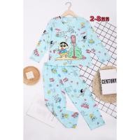 ราคา SALE#A.ชุดนอนเด็กเล็ก.1-5ขวบ.แขนยาวขายาว——2,4,6,8 1-5ขวบ.แขนยาวขายาว ผ้าเด้งผ้าสเปนเด็ก ผ้าไม่หนาผ้านิ่มเย็นสบาย (28025734965)