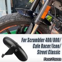 ราคา Front Fender Mudguard For Ducati Scrambler 800 400 Cafe Racer Classic Icon Motorbike Protector Mud (52555659149)