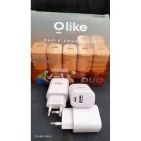 ราคา หัวชาร์จ Olike C203 USB+Type-C 2.4A RJ99 (57406239768)