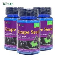 ราคา สารสกัดจากเมล็ดองุ่น Grape Seed Extract 1000 x 3 ขวด เดอะ เนเจอร์ THE NATURE (11640234060)