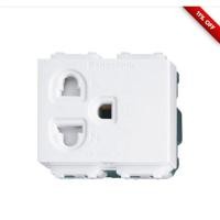 ราคา เต้ารับเดี่ยว 3 ขา มีม่านนิรภัย PANASONIC WEG1181K สีขาวSingle 3-pin socket with safety curtain PANASONIC WEG1181K white (24462839630)