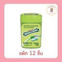 ราคา ริกลี่ย์ ดับเบิ้ลมินต์ เม็ดอมชูการ์ฟรีกลิ่นเปปเปอร์มินต์ 12.4 กรัม (แพ็ก 12 ชิ้น) (42022605091)