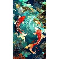 ราคา รูปโปสเตอร์ ปลาคาร์ฟ ขนาด 25*42cm  ไม่มีกรอบ ติดผนัง ภาพมงคล เสริมฮวงจุ้ย ตกแต่งบ้าน (29421704782)