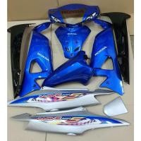 ราคา ชุดสี wave100s ubox สีน้ำเงินเทา เวฟ100 ยูบ็อก ยกชุด 10ชิ้น พร้อมติดลายสติกเกอร์ (13151975966)