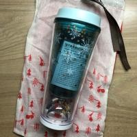 ราคา NEW! แก้วน้ำ Starbucks สีฟ้า รุ่นใหม่ Christmas ปี 2018 (2107971033)