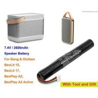 ราคา YRVS 2600mAh Speaker Battery J406/ICR18650NH-2S for Bang&Olufsen BeoLit 15, BeoLit 17, BeoPlay A2, BeoPlay A2 Active (19193889193)