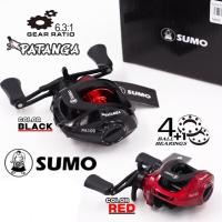ราคา รอกเบท SUMO PATANGA รอกหยดน้ำ 4+1BB รอบ 6.3:1 รอกตีเหยื่อปลอซูโม่ (24014618191)