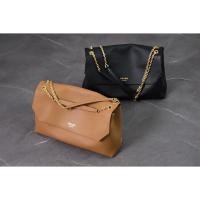 ราคา กระเป๋าสะพายข้างหนังวัวขนาดกลางจากPrada สไตล์ flap tote พร้อมสายโซ่สำหรับหญิง (53007441134)