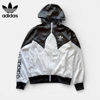ราคา เสื้อแจ็กเก็ตมือสอง adidas original อก 46 ยาว 28 (size M) ผ้าร่ม สภาพใหม่ มีลายสกรีนที่แขนลอกบางจุด (50153321820)