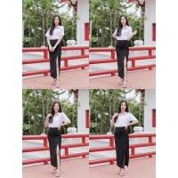 ราคา กระโปรงเทนนิส ❤️กระโปรงทรงเอยาว 32-34-36 มีผ่าหน้า/ผ่าหลัง ผ้าฮานาโกะ กระโปรงนักศึกษา ทรงเอยาว (24221492392)