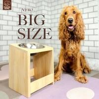 ราคา ชามบัดดี้ (รุ่นBIG SIZE) สำหรับหมาใหญ่ ฐานสูง30cm + ชามสเเตนเลส 22 cm โกเด้น,ไซบีเรีย,อัลเซเชี่ยน,ไทย (27057770539)