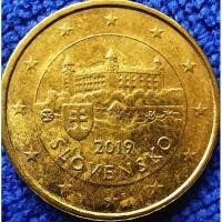 ราคา เหรียญ​ยูโร สโลวาเกีย Slovakia, 10 Euro Cent,​ใช้แล้ว, #​4462 (28261157656)