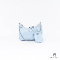 ราคา [ของแท้] PRADA RE-EDITION 2005 MINI BLUE NYLON SHW มีใบรับประกัน ตรวจสอบได้ทุกใบ ✅ (28855321764)