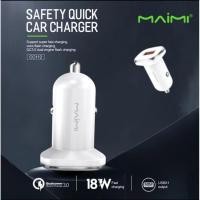 ราคา หัวชาร์จรถ Car Charger ยี่ห้อ Maimi ของแท้ CC112 2ช่อง USB จ่ายไฟ 2.4A (20096540664)