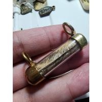 ราคา พระสวย ตรงรูป ตะกรุดหนังเสือไฟ เลี่ยมเดิมจากวัด หลวงพ่อพูล วัดไผ่ล้อม เดิมจากวัด (27302347804)