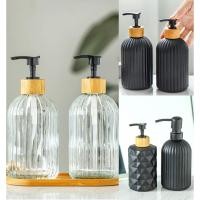 ราคา ขวดปั๊มเปล่า แบบพกพา ขนาด 330 มล. 400 มล. สําหรับใส่โลชั่น แชมพู ของเหลว ล้างมือ (14699841496)