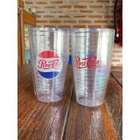 ราคา แก้วเป๊ปซี่2ชั้นลายวินเทจ (8656403818)