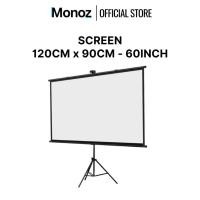 ราคา หน้าจอโปรเจคเตอร์120ซม. X 90ซม. หน้าจอฉายภาพยนตร์แบบพกพา HD (28323684209)