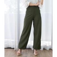 ราคา กางเกงเอวสูง กางเกงทำงาน 150฿ : สีเขียวขี้ม้า (5342276850)