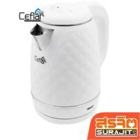 ราคา CEFLAR กาต้มน้ำไฟฟ้า 1.8 ลิตร กำลังไฟฟ้า 1,500 วัตต์ สีขาว รุ่น CG-04 (24046) (29778498428)