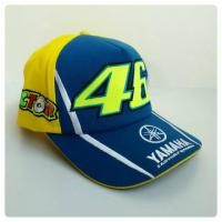 ราคา หมวก ลาย Motogp Valentino Rossi VR 46 สีฟ้า สีขาว สําหรับ Yamaha Distro (8330933978)
