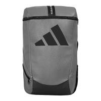ราคา กระเป๋าเป้ adidas หนัง PU ของแท้ สีเทาดำ Size L ขนาด 57x33x23cm (27464681109)
