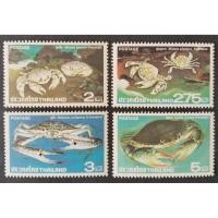 ราคา [แสตมป์ไปรษณีย์ไทย ยังไม่ใช้] ปี 2522 ชุดปู ชุด 1, 4 ดวงต่อชุด หน้าดวง 2, 2.75, 3, 5 บาท (13126881197)