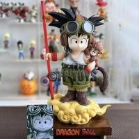 ราคา Anime Dragon Ball Son Goku Figure With Monkey Kid Goku Action Figure 26cm Pvc Statue Collection Model Toys Gifts (40951984177)