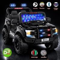 ราคา DKT รถแบตเตอรี่เด็ก รถจีฟเด็ก รถไฟฟ้าเด็ก ทรงตำรวจ Raptor มีไฟไซเรน 4x4w ของเล่นแบตเตอรี่เด็ก No.2069 (46506044804)
