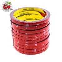 ราคา 10 PCS เทปกาวสองหน้า 3M เทปกาว2หน้า 3m ขนาด 6มม เทปแดง กาวสองหน้า แรงยึดติดสูง สำหรับงานตกแต่งรถยนต์ ใช้ในบ้าน (26766323773)