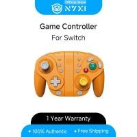 ราคา NYXI Wizard ตัวควบคุมเกมไร้สายสีส้มสําหรับตัวควบคุม Nintendo Switch Joycon พร้อมไจโร 6 แกน (43207645485)